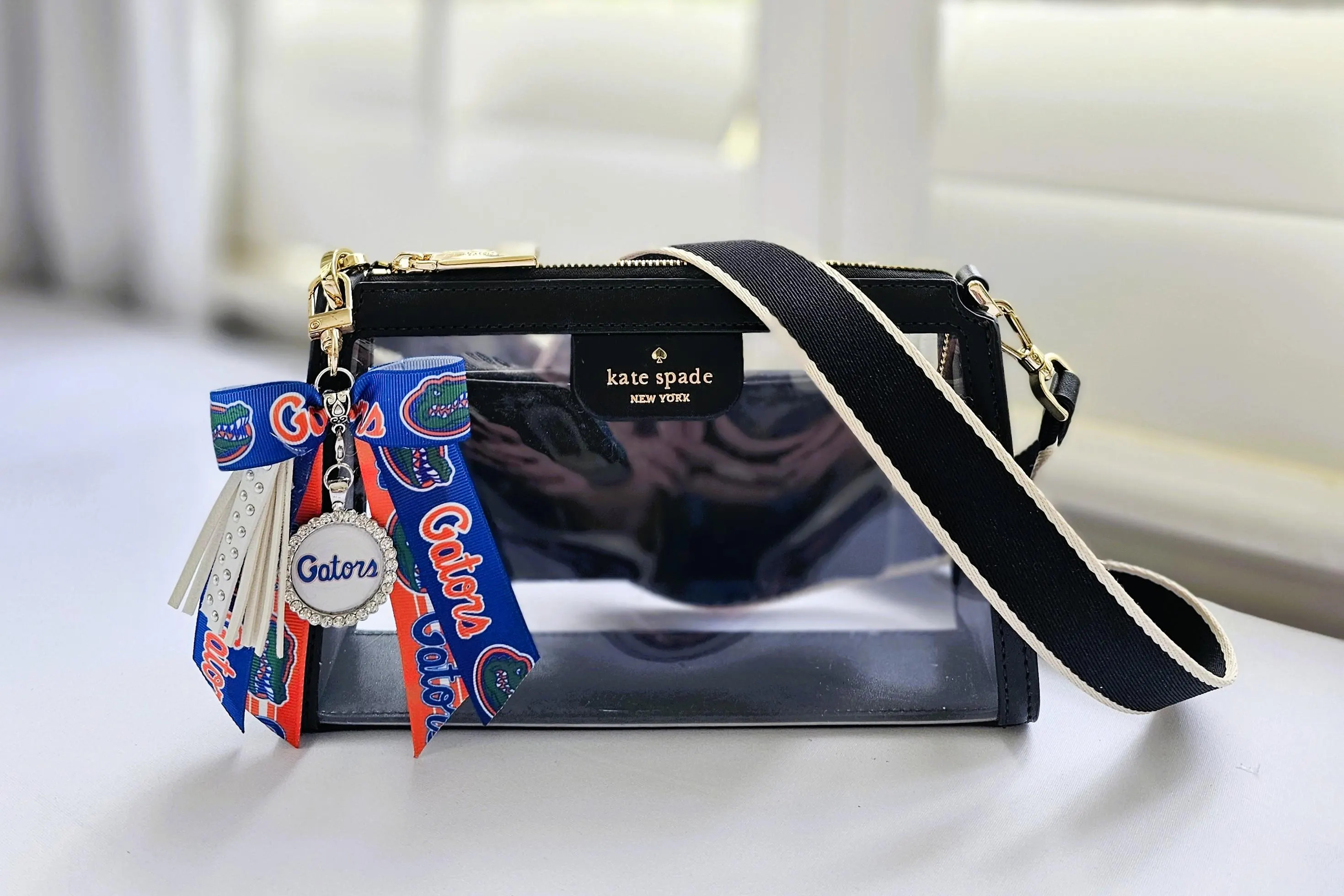 Stadium Bag Bow | Clear Bag Accessory | Gameday Purse Charm | University Licensed | Etsy (Global)