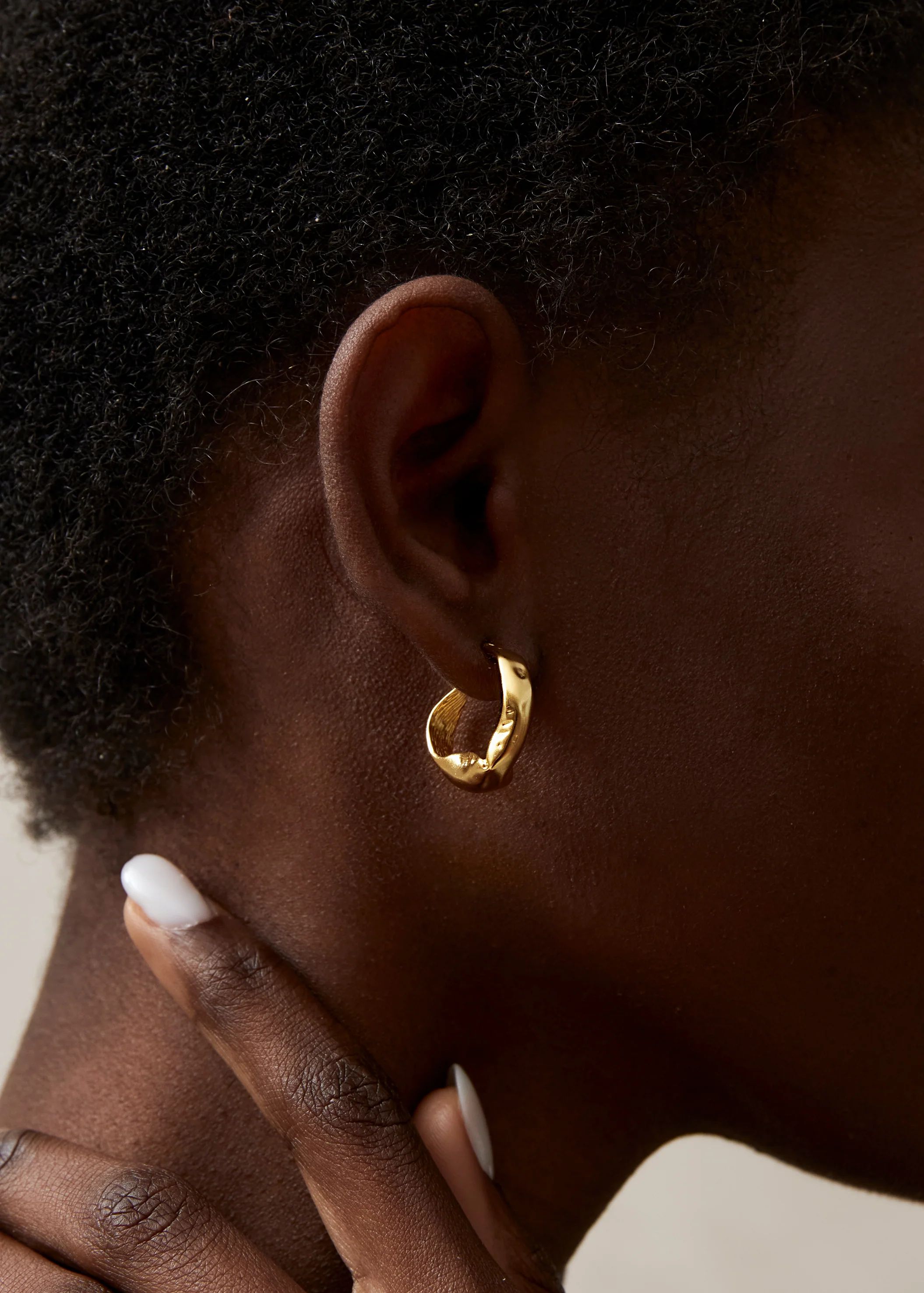 Baroque - Gold Earrings | ALOHAS | Alohas FR