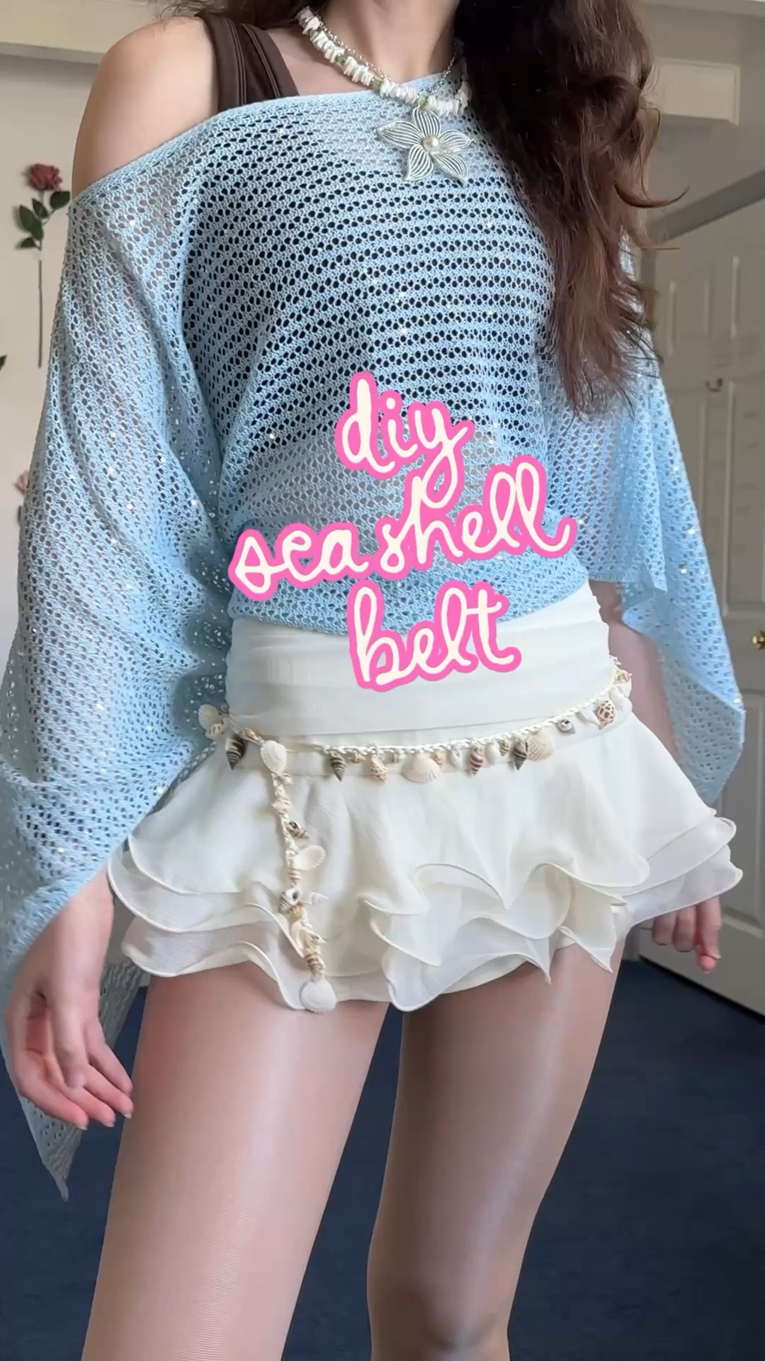 diy seashell belt 🐚 someone suggested this on the button belt video, idk about the outfit but it’s kinda cute, like lowkey @Zara Larsson or something 

🌺 shells: @Michaels Stores 
🌺 skirt: @Cider 

#summercrafts #diyfashion #whimsical #pinterestaesthetic #outfitsinspo

#LTKootd #LTKgrwm #LTKSeasonal