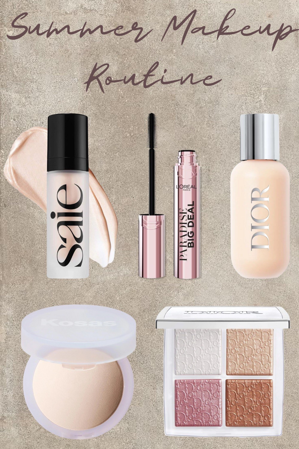 Simple summer makeup routine ☀️👙🍉 
#glowyskin #summermakeup

#LTKSummerEdit