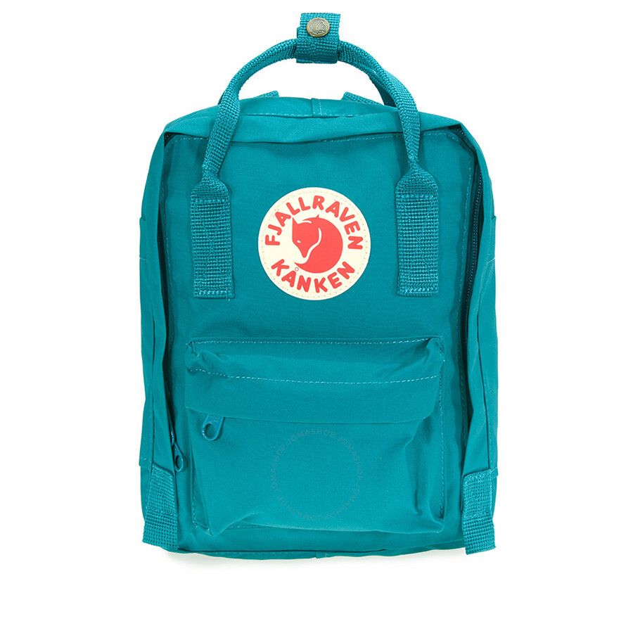 Fjallraven Kanken Mini Vinylon Backpack - Ocean Green | Jomashop.com & JomaDeals.com