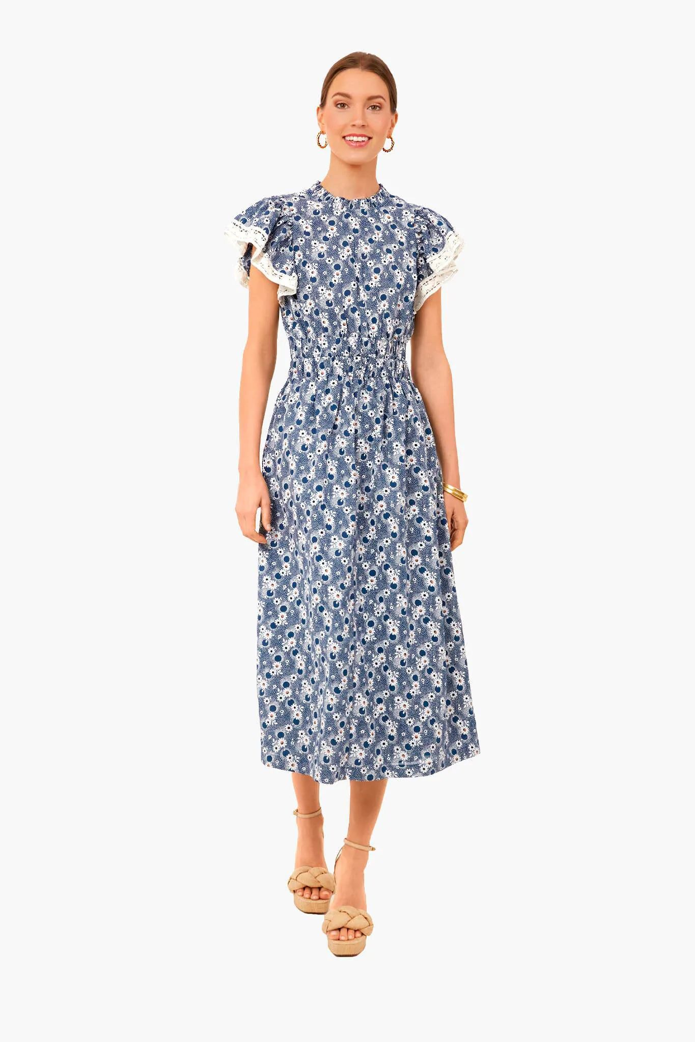 Blueberry Josefine Flutter Sleeve Dress | Tuckernuck (US)