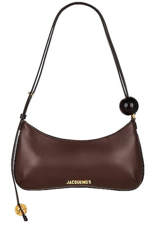 JACQUEMUS Le Bisou Perle Bag in Chocolate | FWRD 