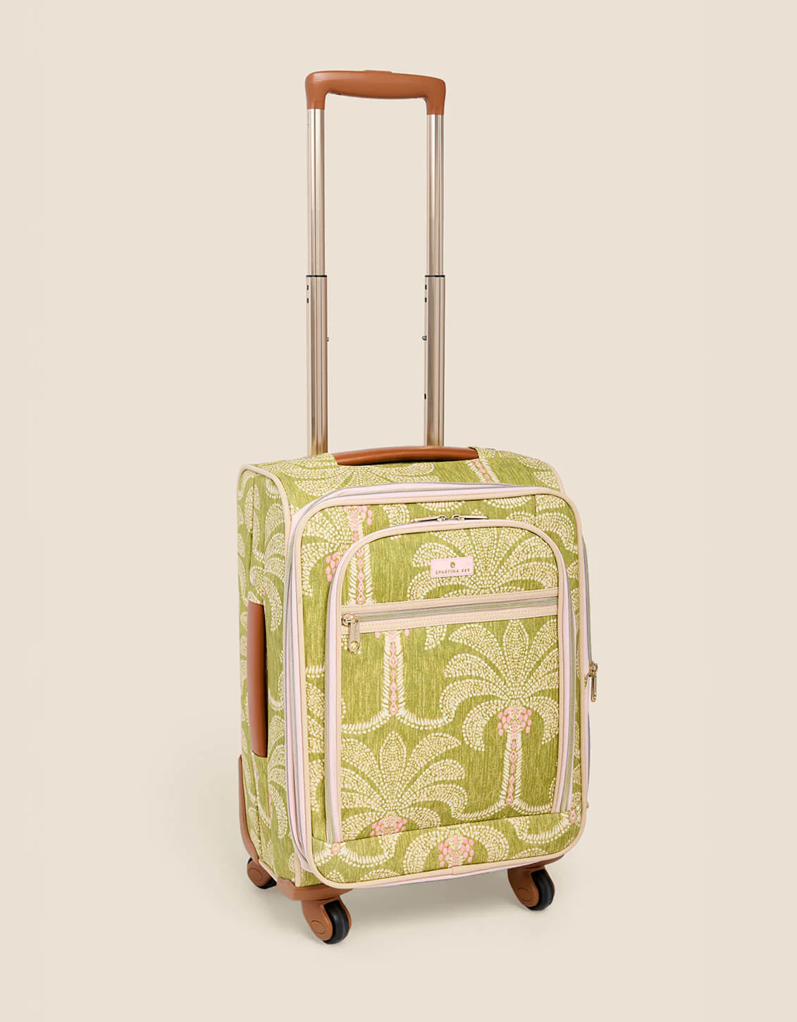 20" Expandable Rolling Suitcase Castillo Green Palms | Spartina 449