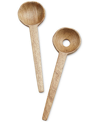 Oake Wooden 2 Piece Salad Server Set, Exclusively at Macys - Macy's | Macy's