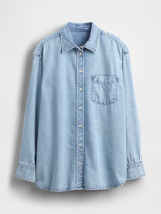 UltraSoft Denim Big Shirt | Gap (US)