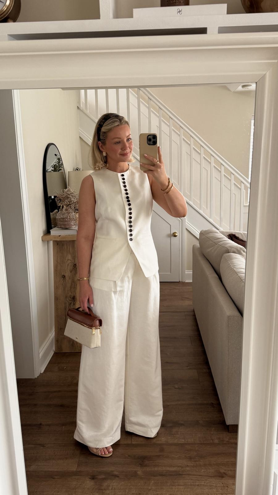 Cream Waistcoat Co-ord from Mint Velvet 🤍wearing size 10 in the top and size small in the bottoms 

Spring Style, Spring Outfit, Summer Outfit, Summer Outfit Inspiration, Holiday Outfit, Holiday Outfit Inspiration, Co-ord Set

#LTKuk #LTKsummer #LTKxMintVelvet