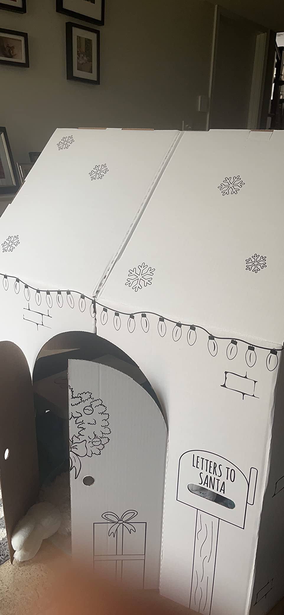 Easy Playhouse Holiday Cottage - Kids Art & Craft for Indoor Fun, Color, Draw, Doodle on a Festiv... | Amazon (US)