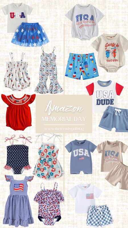 Memorial Day & 4th of July outfits for babies and toddlers! 

#LTKSeasonal #LTKKids #LTKBaby
