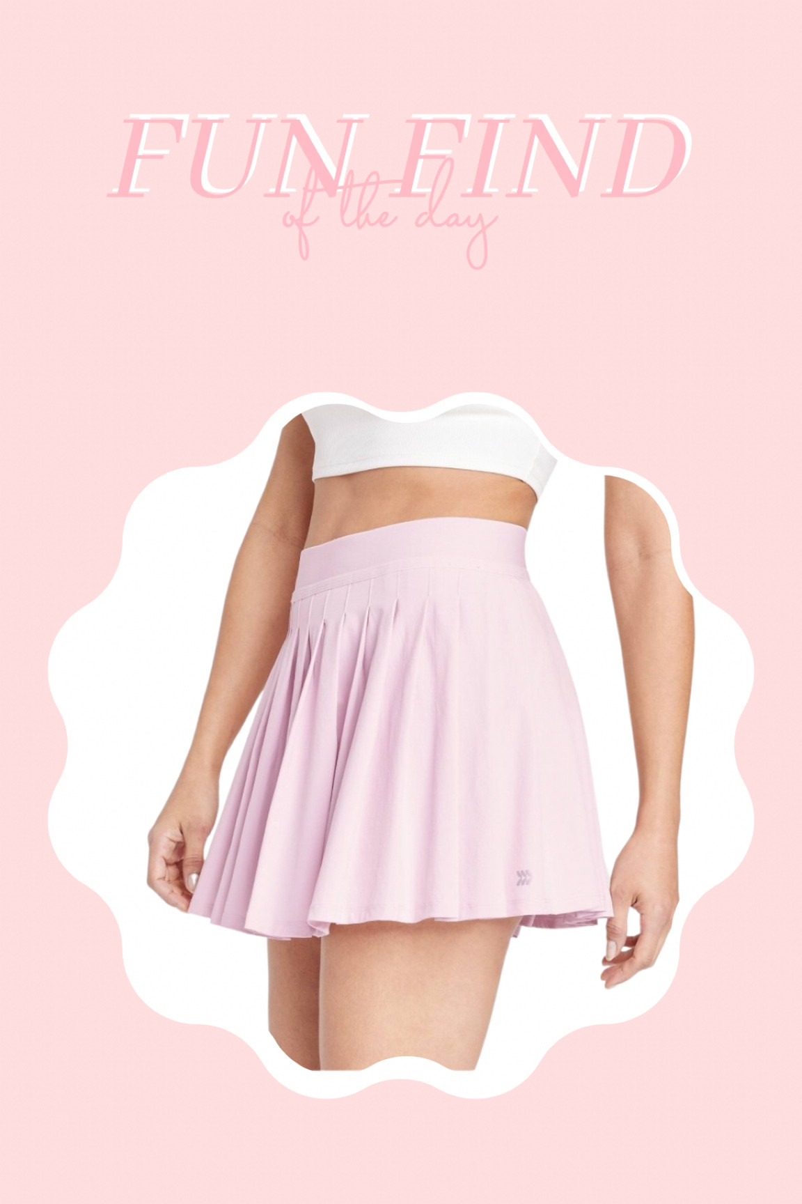 This Target tennis skirt is under $30 and so cute!