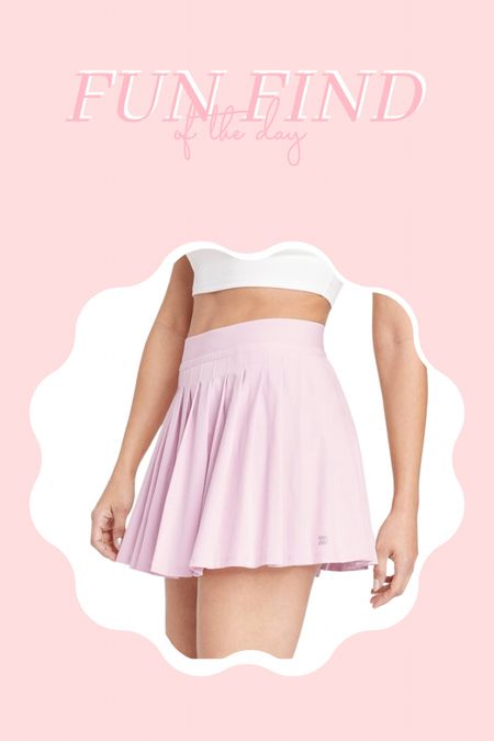 This Target tennis skirt is under $30 and so cute!