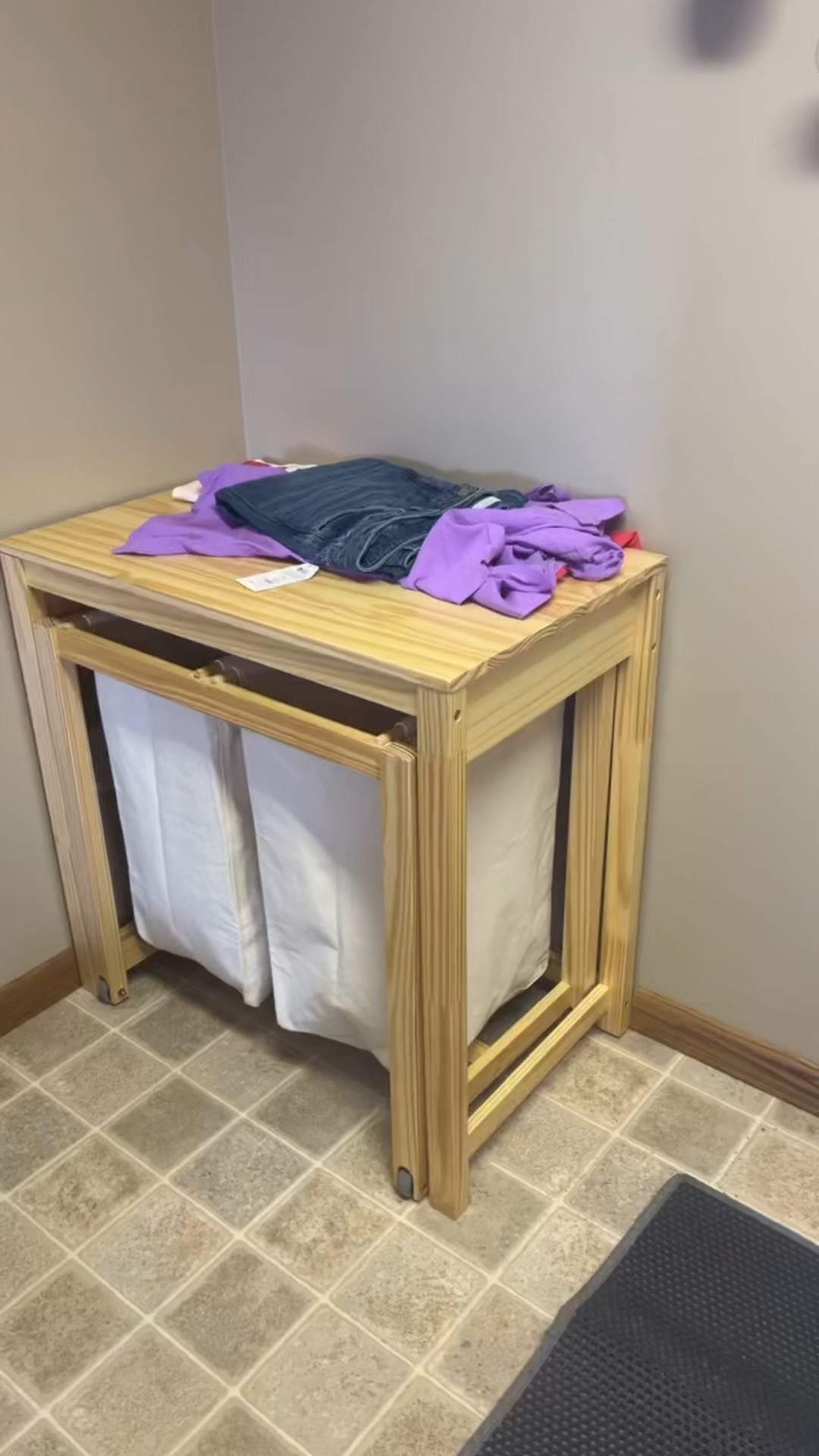 This laundry station from Walmart is a total game changer!! 

#LTKFamily #LTKWatchNow #LTKHome