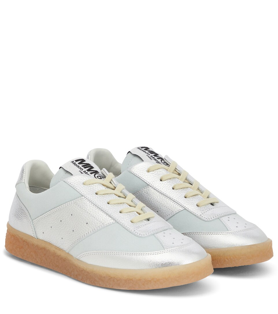 Leather and suede sneakers | Mytheresa (INTL)