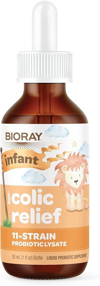 BIORAY Infant NDF Colic Relief - 1 fl oz - 11-Strain Probiotic Lysate - Ease Discomfort in The St... | Amazon (US)