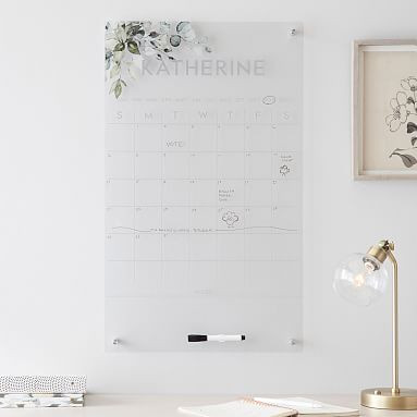 Botanical Acrylic Calendar | Pottery Barn Teen | Pottery Barn Teen