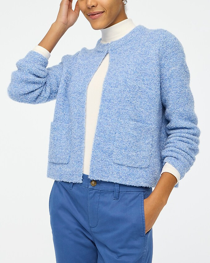 Bouclé lady cardigan sweater | J.Crew Factory