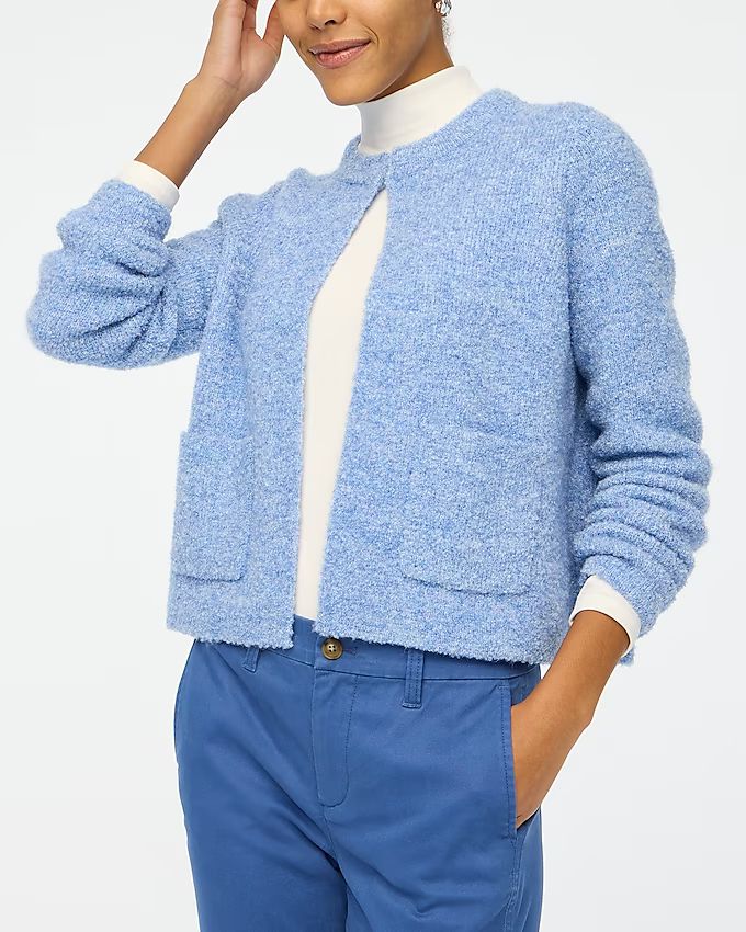 Bouclé lady cardigan sweater | J.Crew Factory