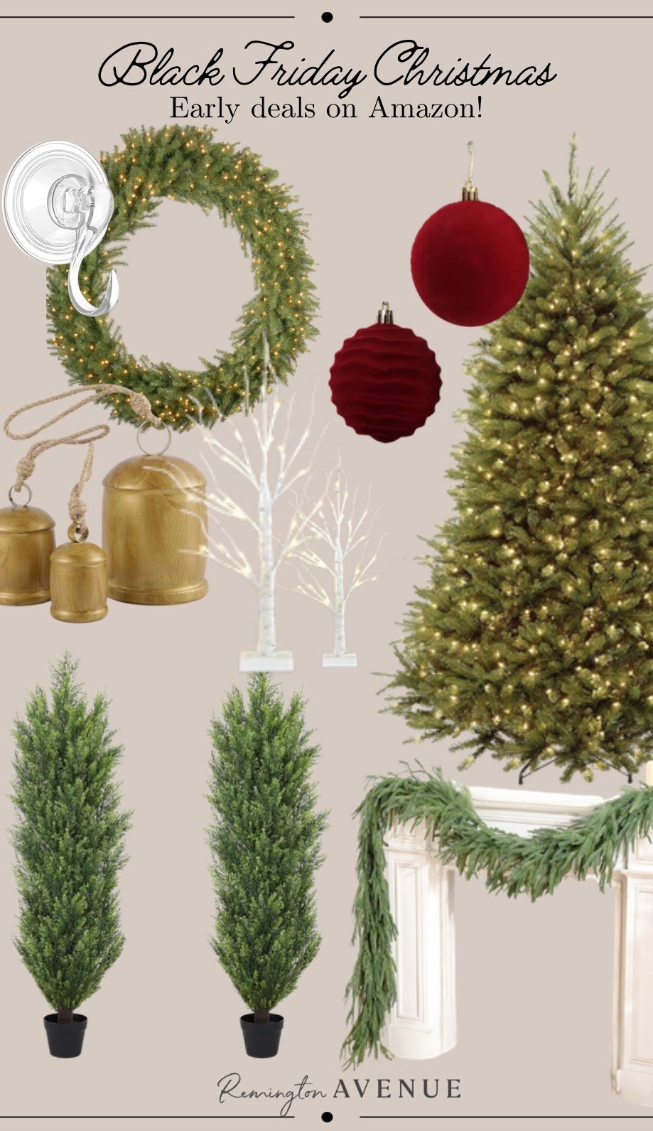 Christmas came early with @Amazon this Black Friday! Trees, wreaths, garland, ornaments, Christmas decor and outdoor Christmas is all here! 

#ad #founditonamazon #WinterFavorites2025

#LTKHome #LTKHoliday #LTKSaleAlert