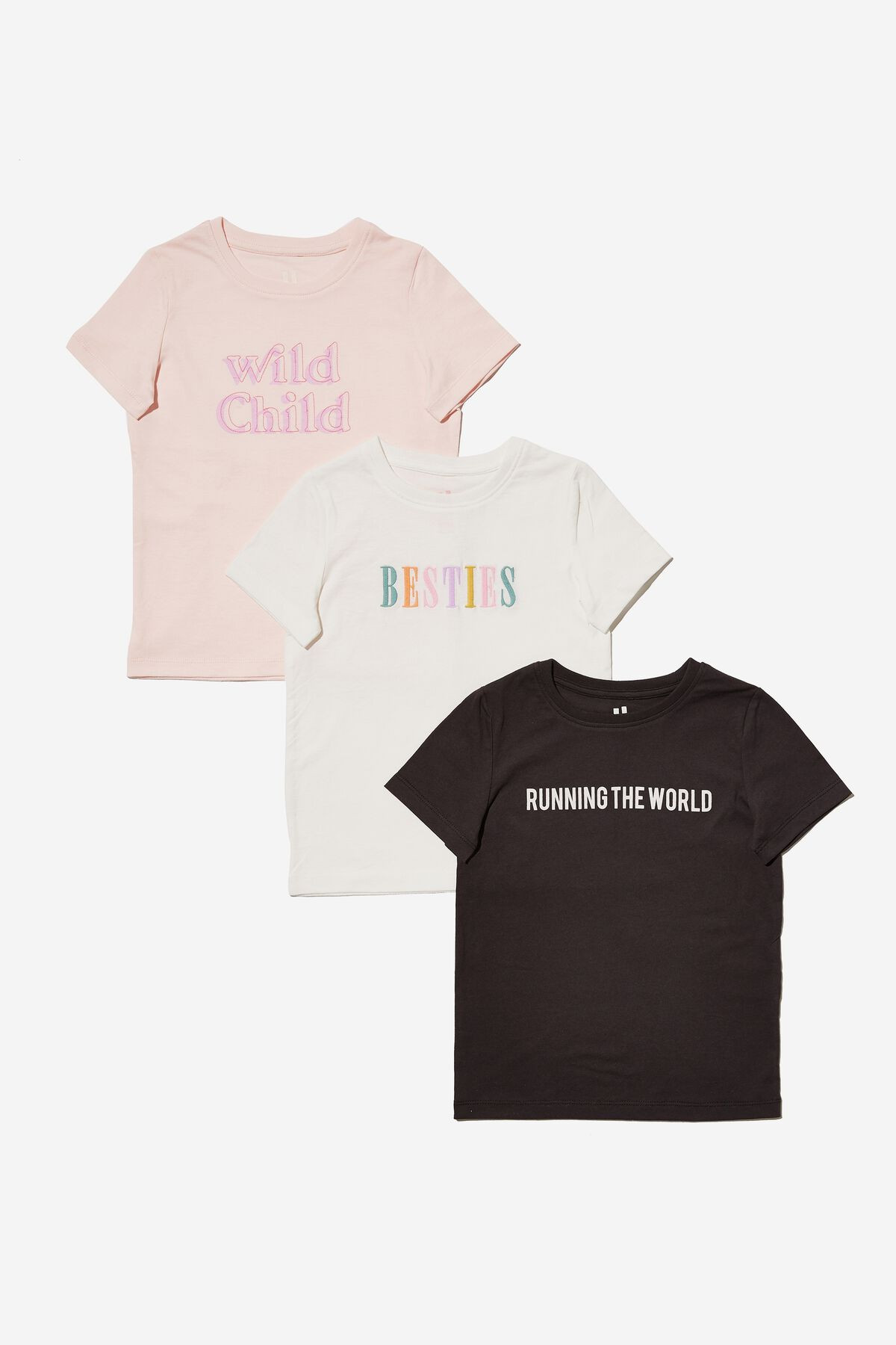 Girls Multipack Short Sleeve Tee 3 Pack | Cotton On (ANZ)