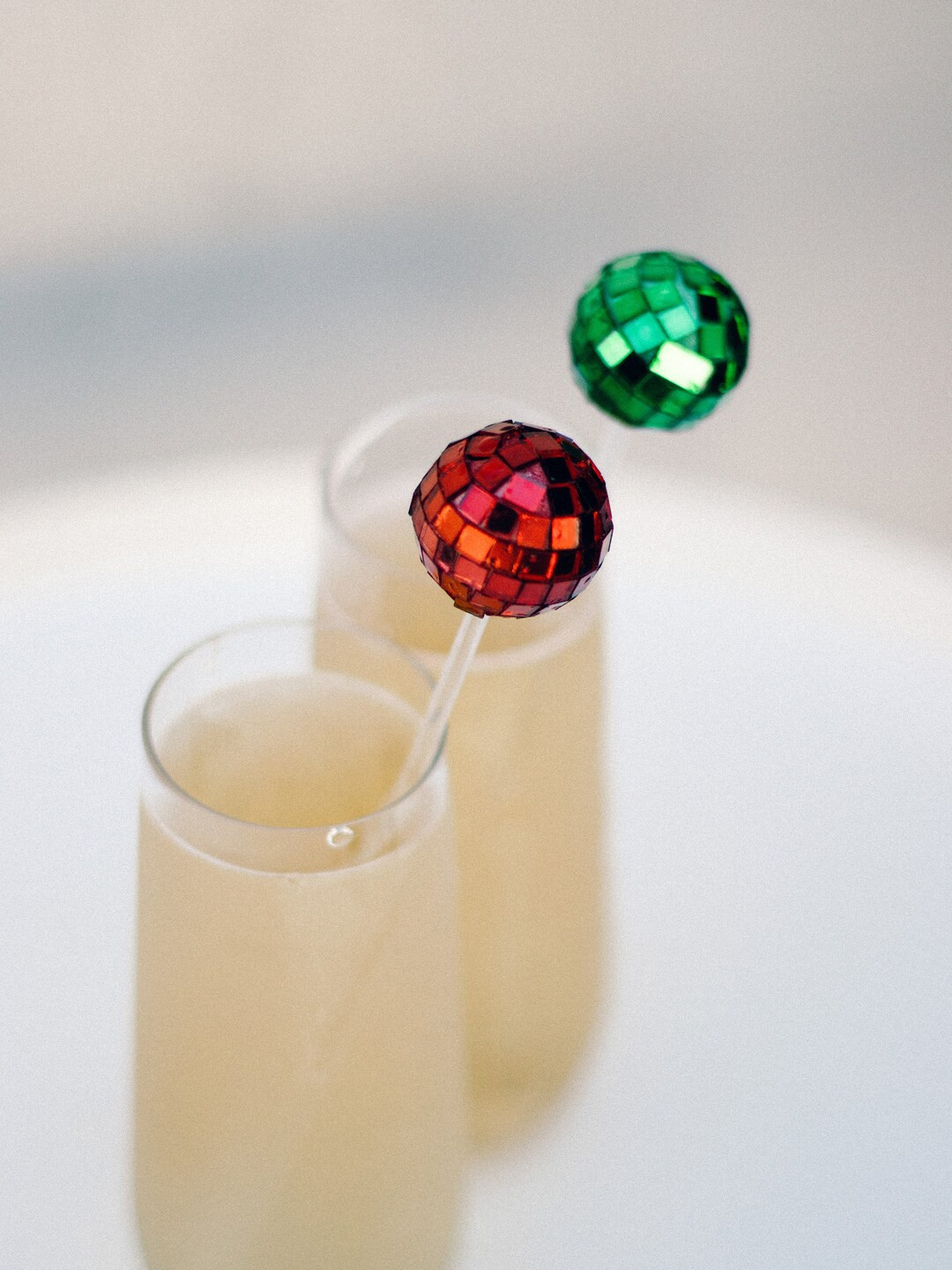 Christmas Party Disco Ball Stir Stick 1pc | Stirrer Sticks | Mirror Pink Stir Sticks | Holiday Di... | Etsy (US)