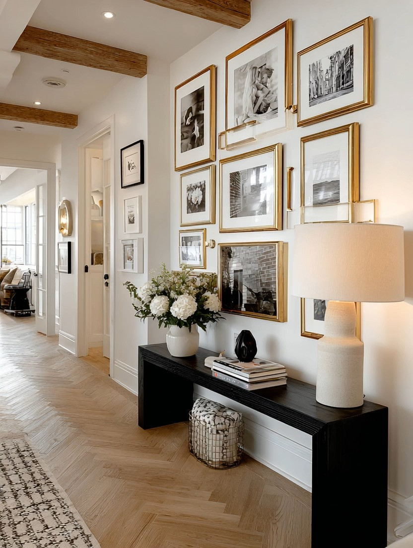 This is what we call intentional decor.

A beautiful space is one thing—
a personalized space is what truly makes a statement.

Create this memory wall over a console table in three simple steps:

Start with a clean, elegant console table to anchor the space.
Choose the stories you want to tell—family, travel, everyday moments.
Then frame them beautifully, whether in matching sets or mixed sizes.

Add a soft table lamp, and suddenly this corner becomes more than decor—it becomes a conversation.

Because the real beauty isn’t just in the frames…
it’s in the memories they hold.

We’ve curated console tables, frame sets, and lighting options to help you create this look effortlessly.

#IntentionalLiving #HomeDecorIdeas #GalleryWall 

 #LTKHome