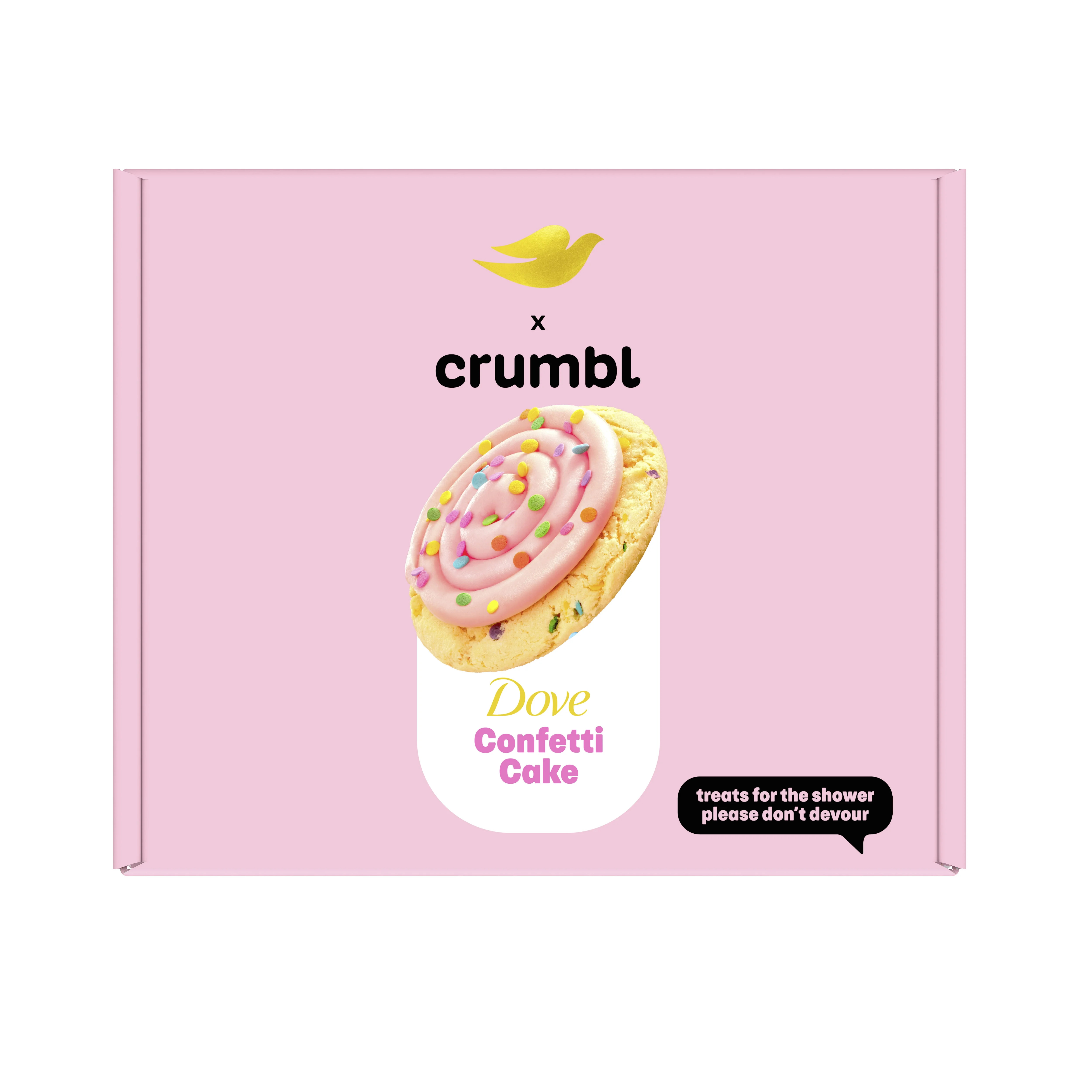 Dove Crumbl Limited Edition Confetti Cake Body Care Gift Set, 4 Count | Walmart (US)