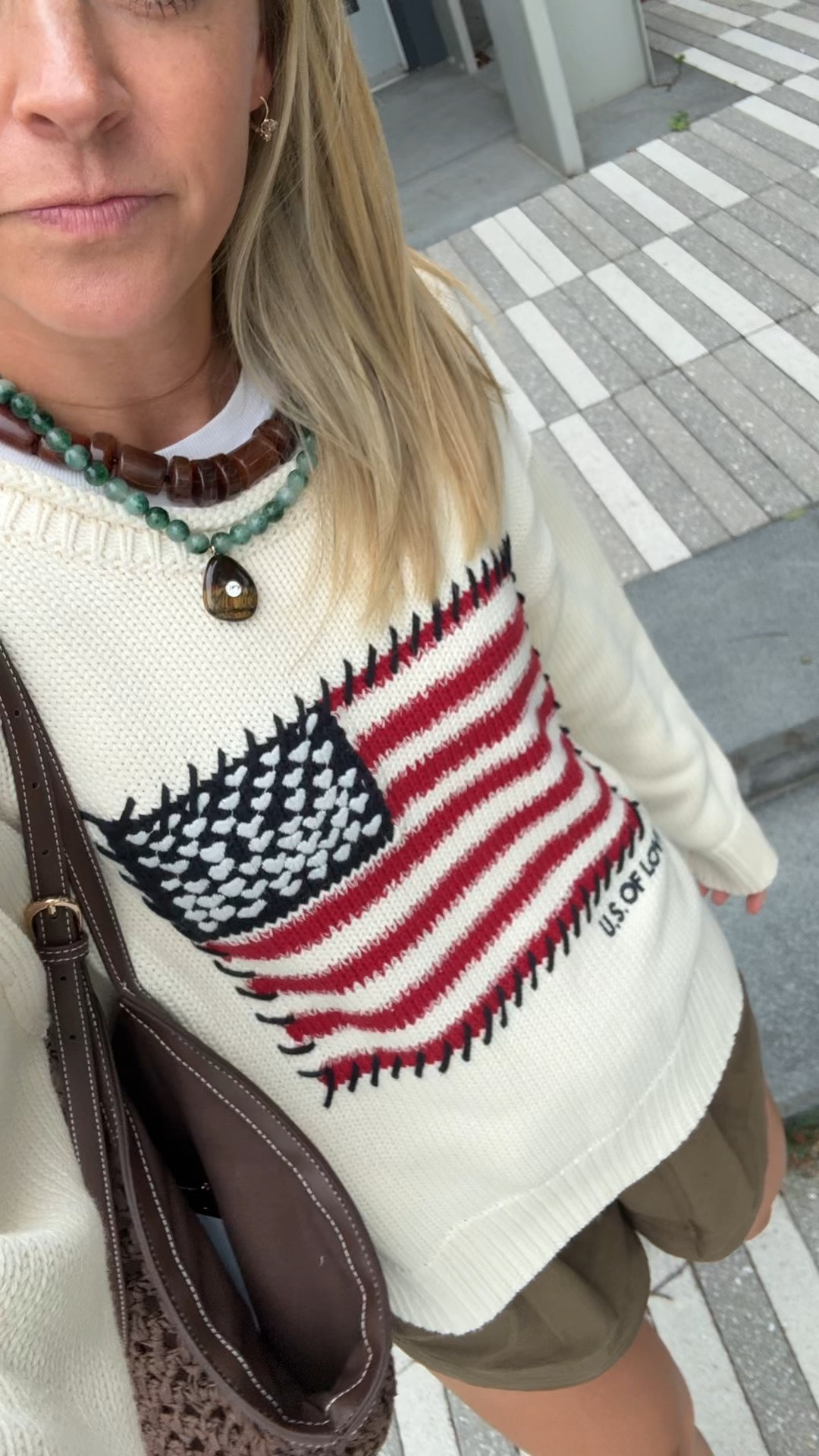 tossed on this sweater before heading into the chilly library - sized up to the medium for a more oversized fit and feel. shorts are old from Zara.

#LTKootd #LTKmomlife #LTKgrwm