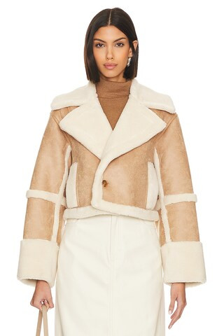 Tularosa Cindi Jacket in Hazelnut Brown from Revolve.com | Revolve Clothing (Global)