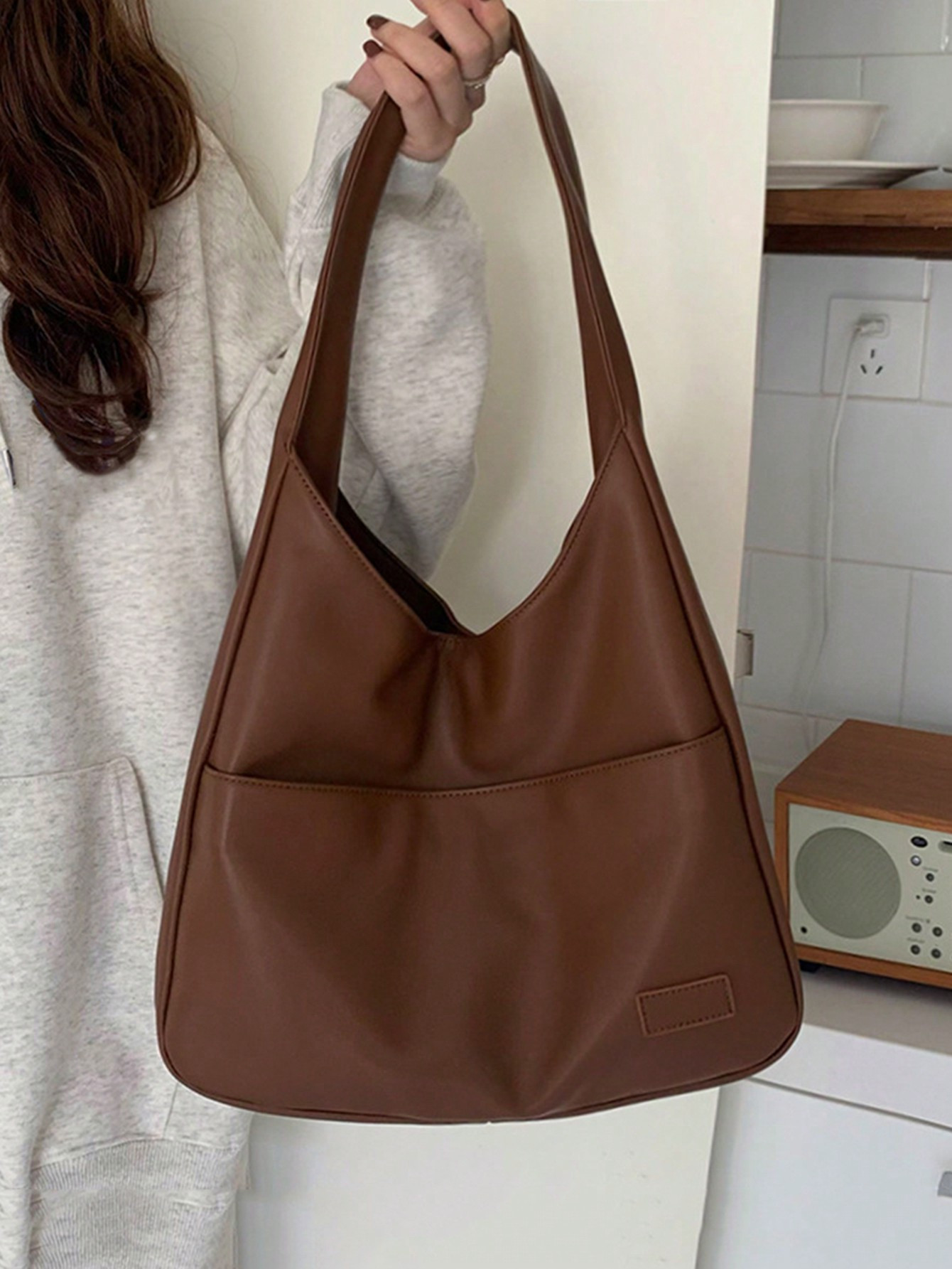 Color: Coffee Brown | SHEIN