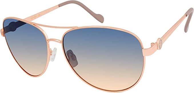 Jessica Simpson J5596 Iconic Metal Aviator Sunglasses with Uv Protection. Glam Gifts for Women, 6... | Amazon (US)