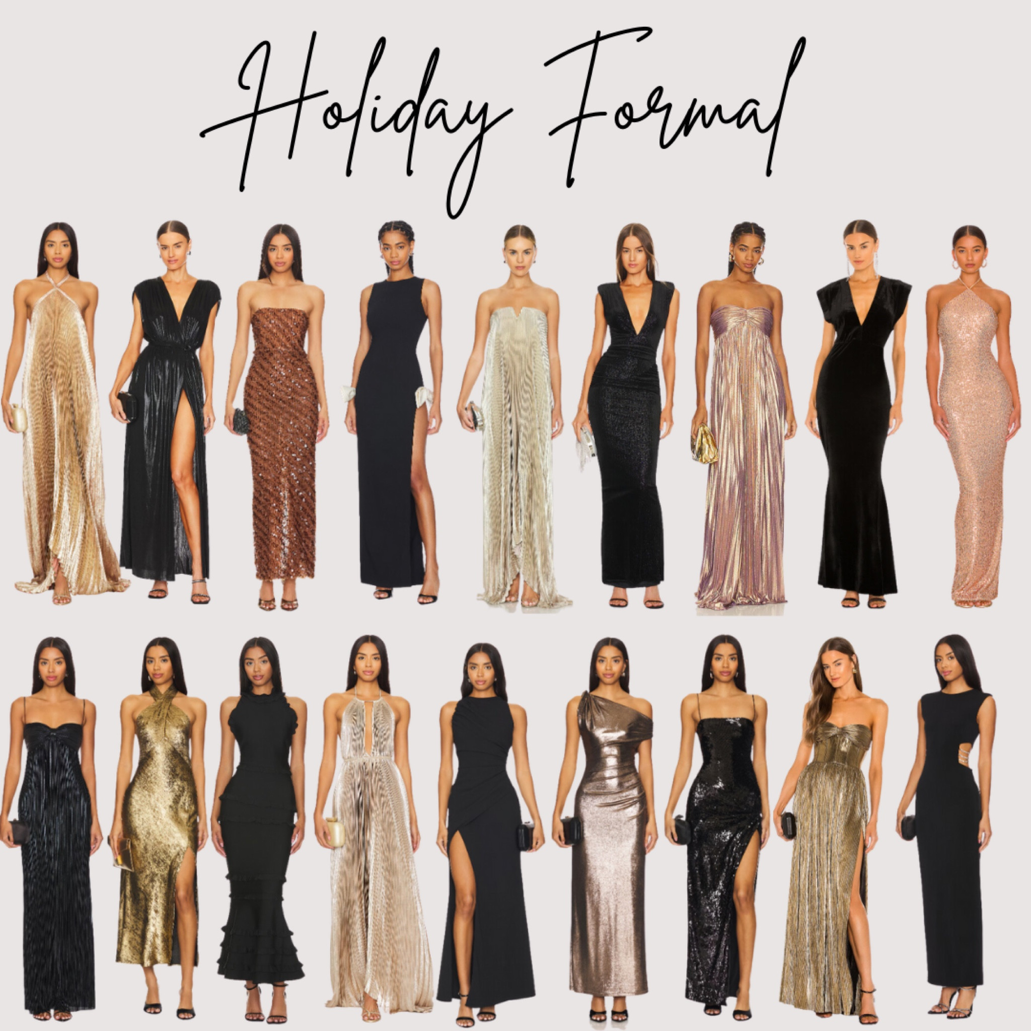 Perfect formal dresses for all the upcoming holiday parties this season🖤🖤

#LTKSeasonal #LTKStyleTip #LTKHoliday