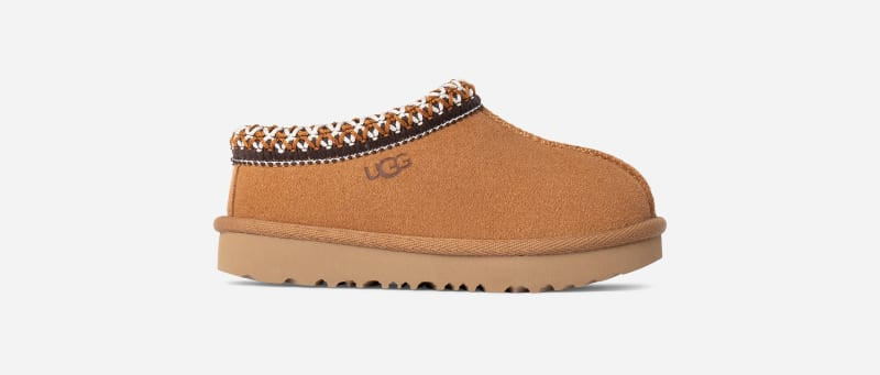 UGG® Toddlers' Tasman II Suede Slippers in Chestnut, Size 5T | UGG (US)