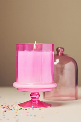 Pedestal Cake Gourmand Sweet Tonka & Vanilla Glass Candle | Anthropologie (US)