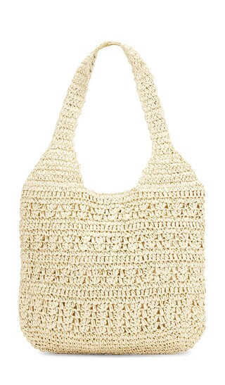 Sandy Crochet Bag in Ivory | Revolve Clothing (Global)