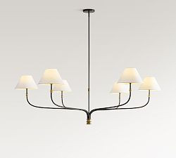 Collins Metal Round Chandelier (36"-51") | Pottery Barn (US)