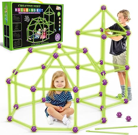 Glow In The Dark Fort Building Kit for Kids,STEM Construction Toys, Educational Gift for 4 5 6 7 ... | Amazon (US)
