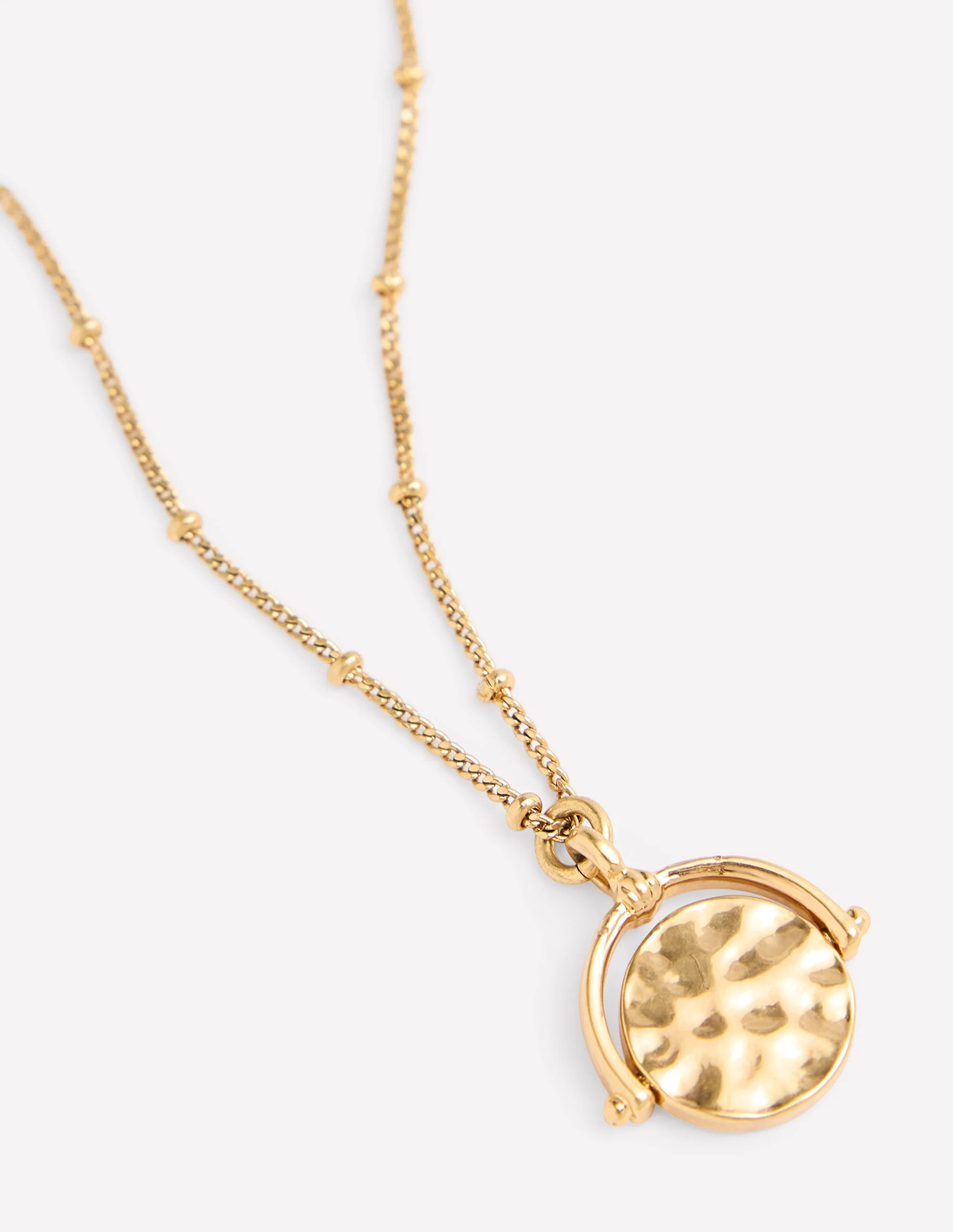 Fine Spinner Pendant Necklace-Gold | Boden (US)