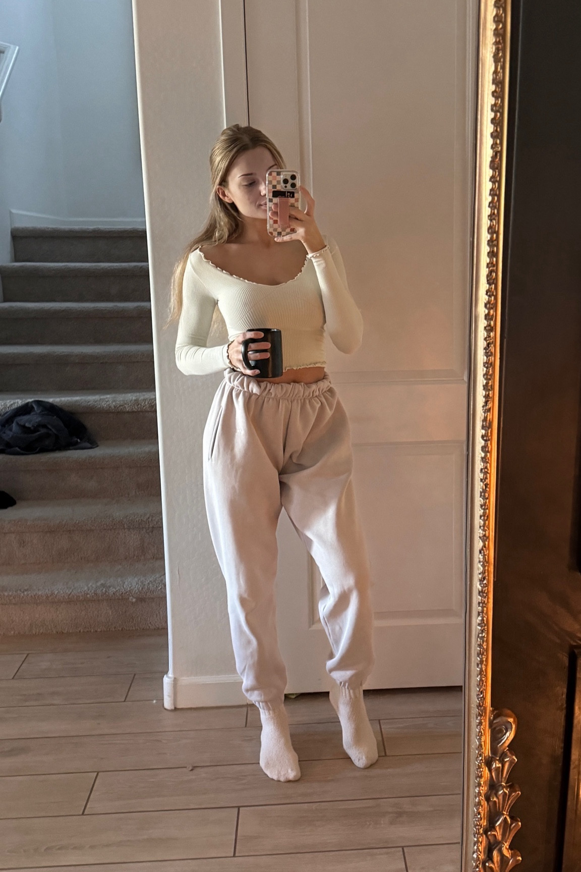 Sweats are from Lounge- linked a similar pair of

#LTKcomfy #LTKloungewear #LTKsweatpants 
