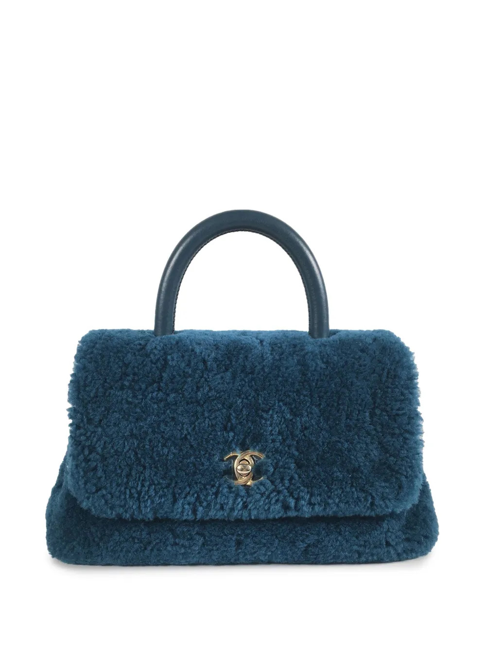 2016-2017 small CC shearling satchel bag | Farfetch Global