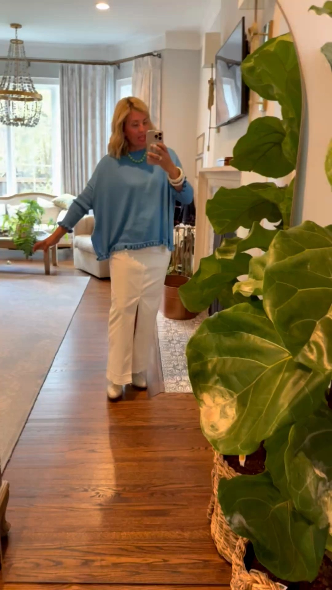 How many colors of the Catalina sweater are too many?? There’s no such thing! I’m wearing the one size petite sweater and 26 maxi skirt & 8 bootie. ￼

#LTKgrwm #LTKdayinmylife #LTKootd