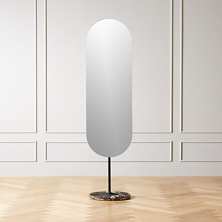 Legato Marble Oval Floor MirrorChange Zip Code: SubmitClose$449.00(4.3)  out of 5 stars6 ReviewsS... | CB2