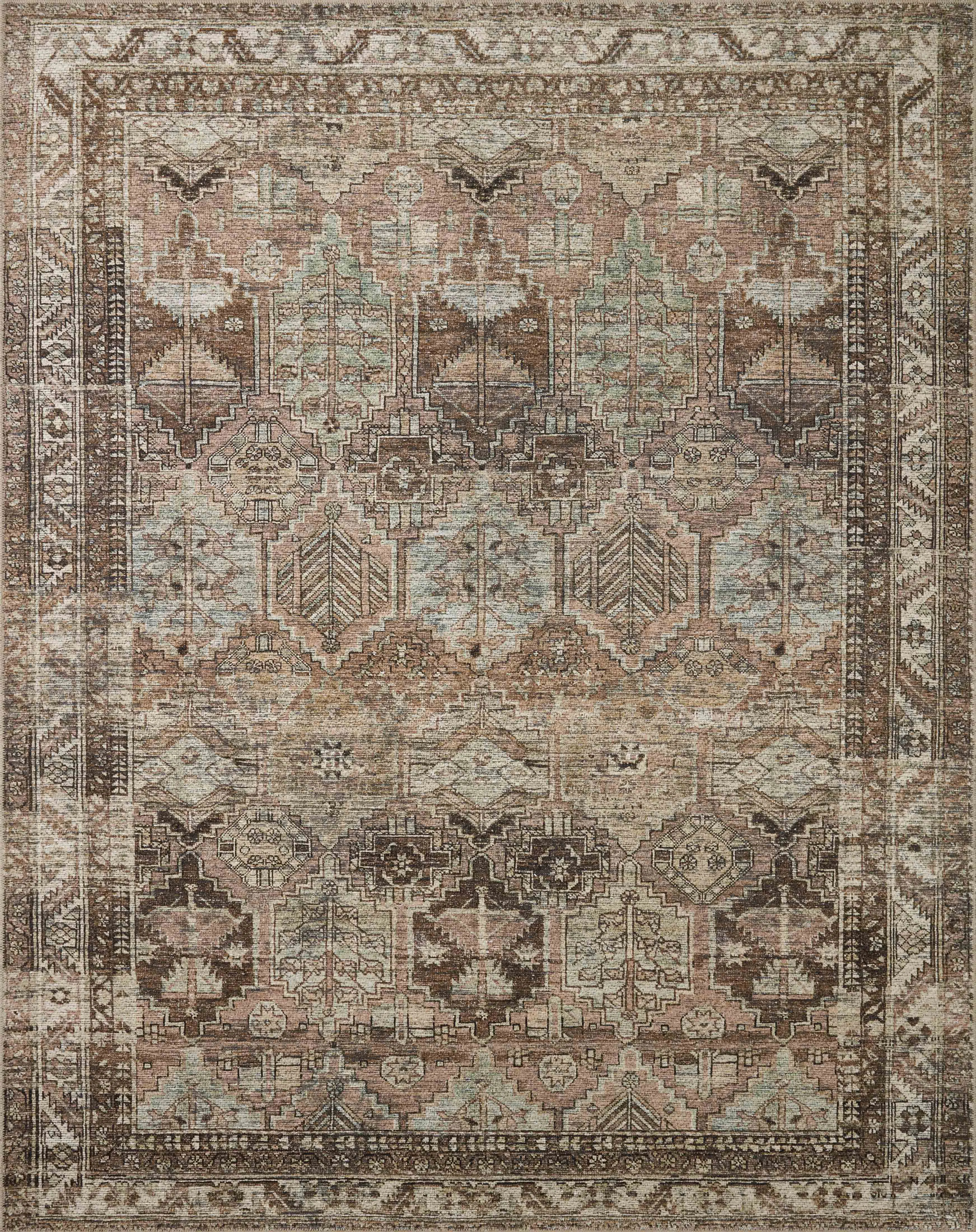 Billie Oriental Clay/Sage Area Rug | Wayfair North America