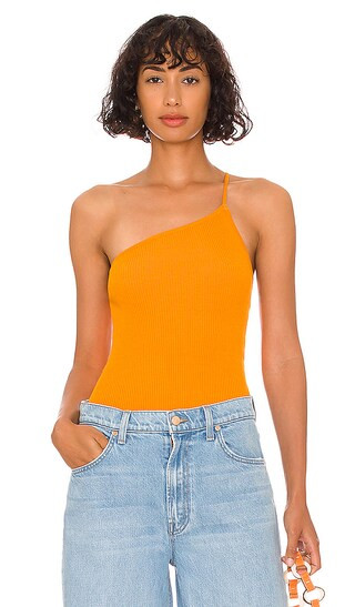 Shay Bodysuit in Golden Amber | Revolve Clothing (Global)