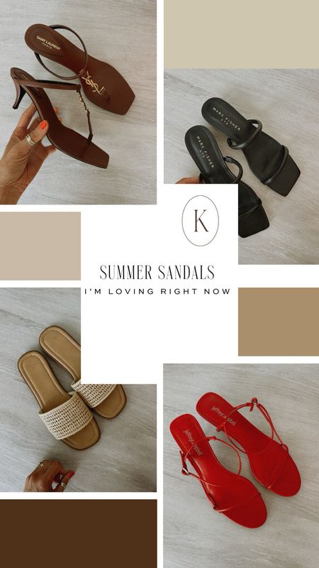 Summer Sandals I’m Loving Right Now 

#LTKSeasonal #LTKStyleTip #LTKShoeCrush