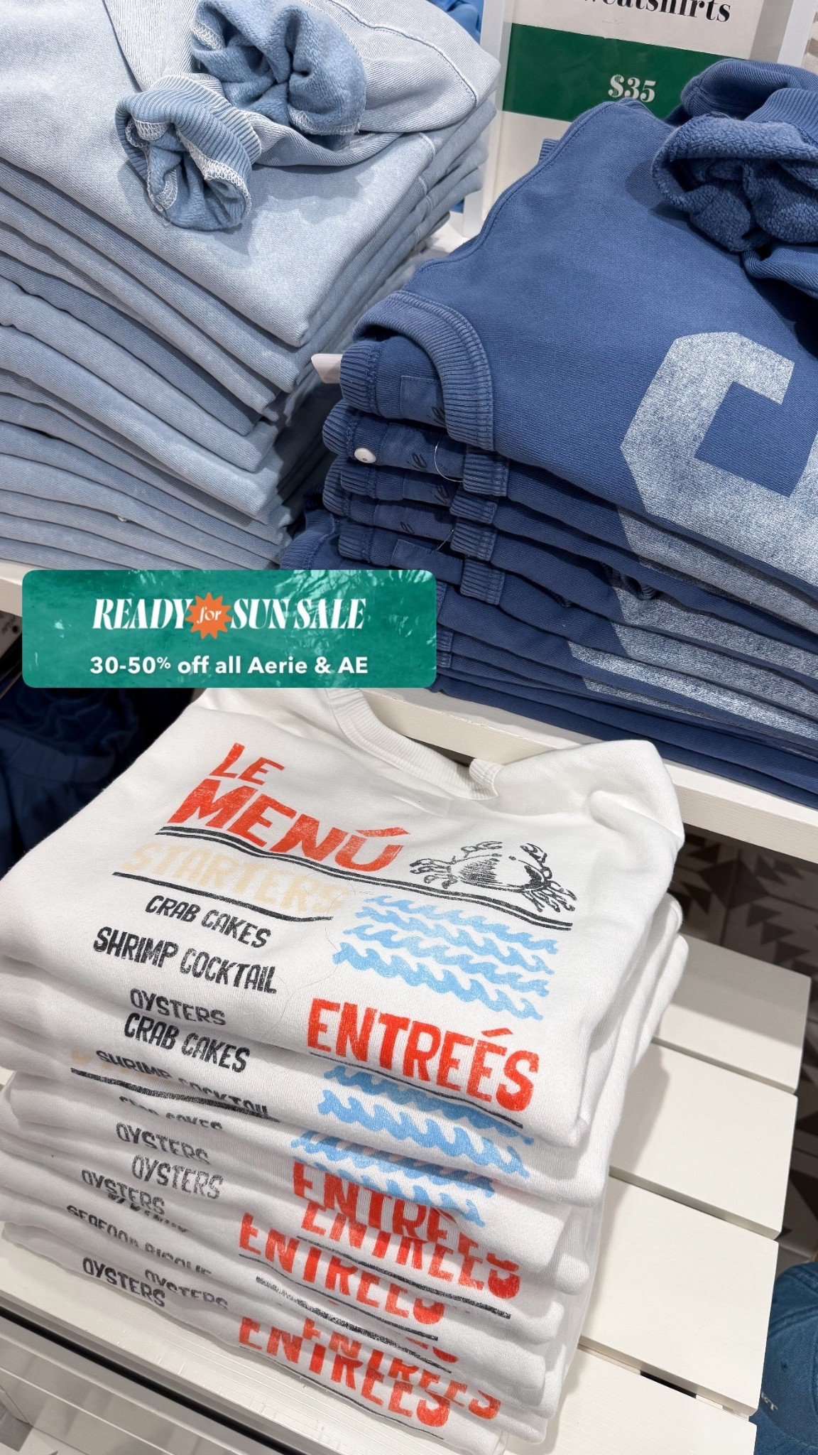 My favorite crew neck sweatshirt! I wear size small like it oversized 
Aerie Real


#LTKgrwm #LTKSaleAlert #LTKSeasonal