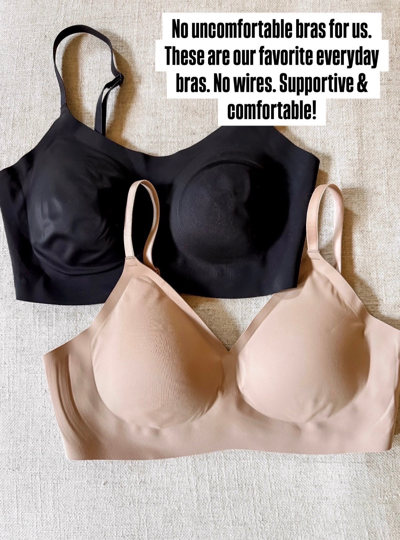 Our favorite everyday bras. Comfortable & supportive.