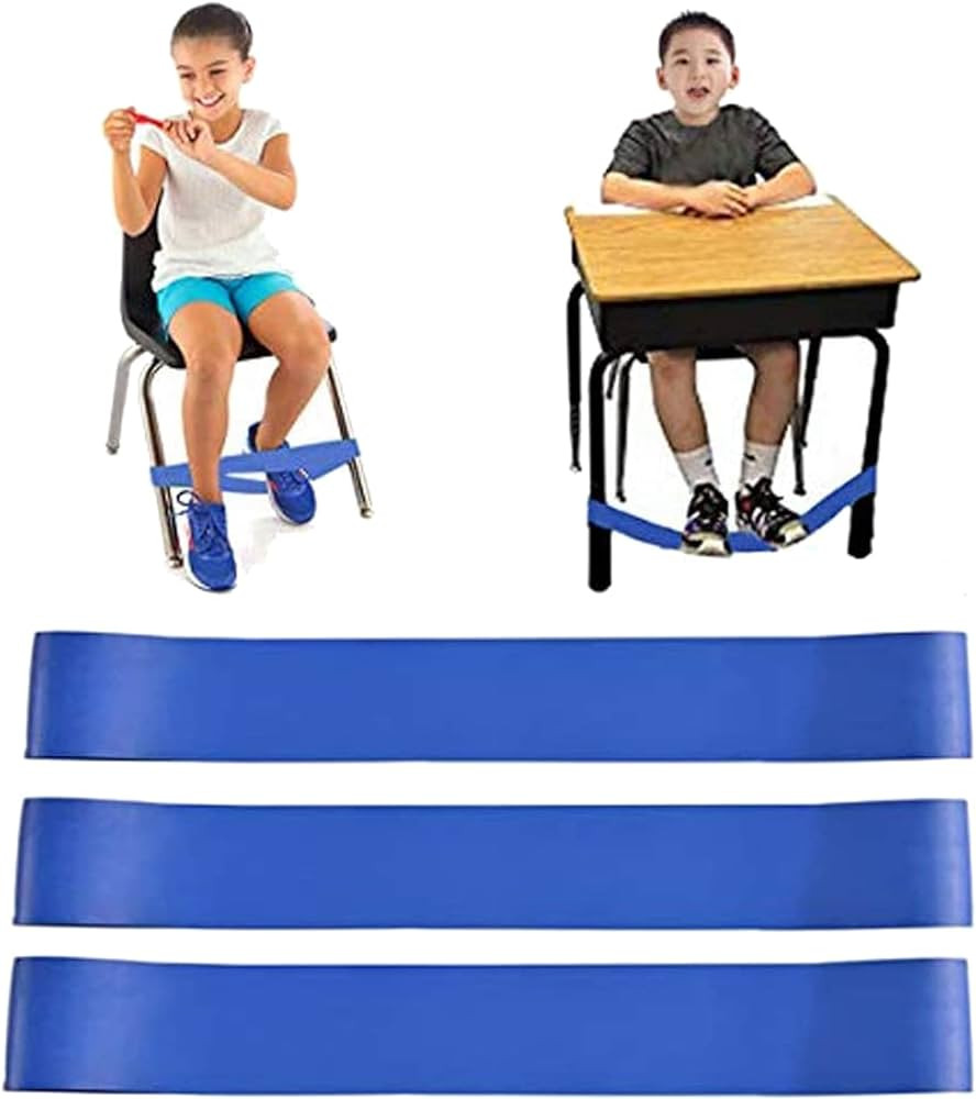 Chair Bands for Kids with Fidgety Feet, Alternative Seating in Classrooms, for Kids with Sensory ... | Amazon (US)