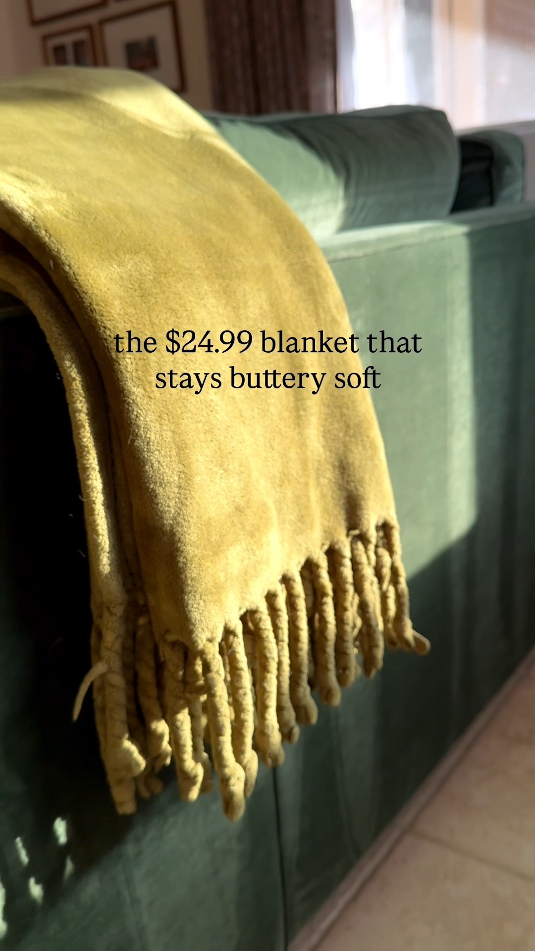 can you believe this blanket is almost 7 years old?! i’ve continuously purchased these blankets throughout the years as gifts because they are that good! they wash well and have maintained their velvet soft feel. this blanket lives on our living room couch because i know i can wash it over and over again!

this color is an older olive color, but there is another pretty green this year! 

sofa color is “essex”

#LTKSeasonal #LTKSaleAlert #LTKHome