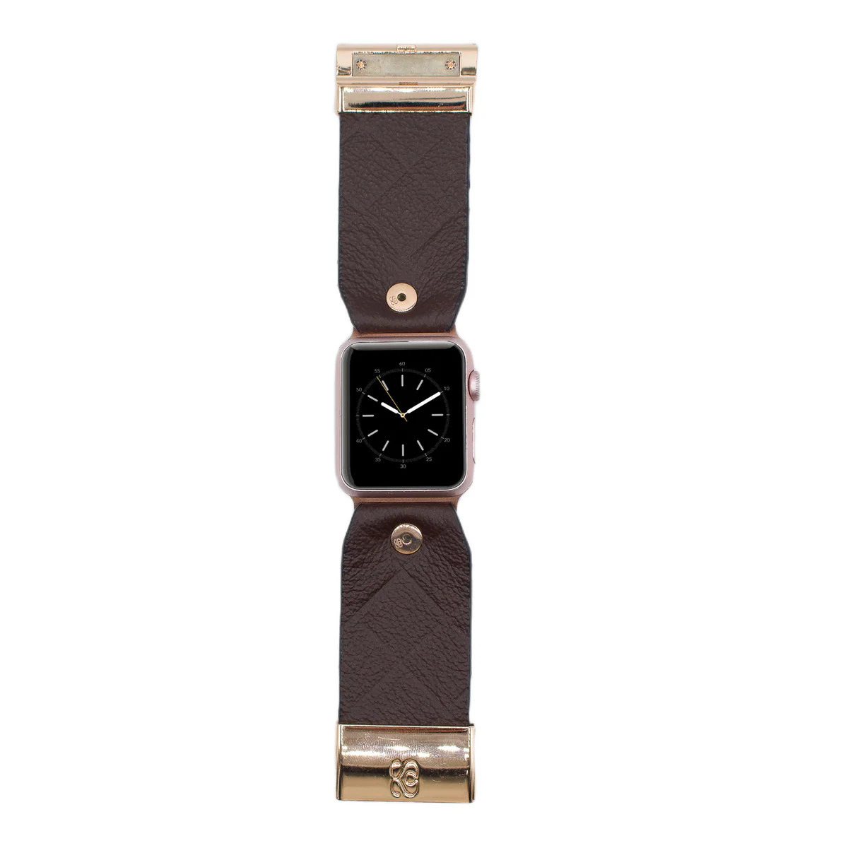 Brown Quilted Watchlet | Sparkl
