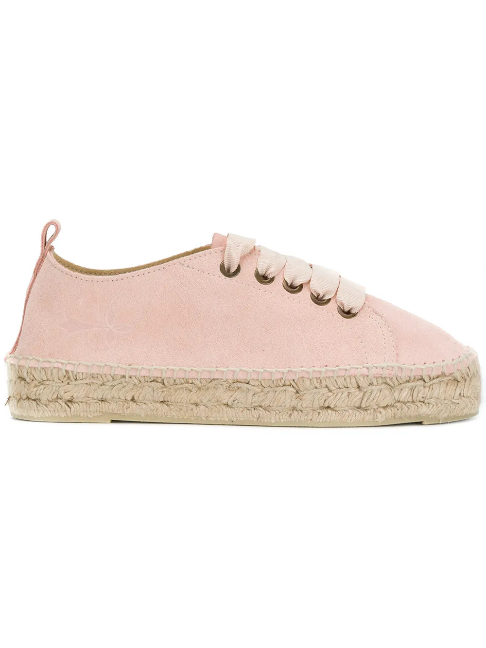 Manebi lace-up espadrilles - Pink | FarFetch Global